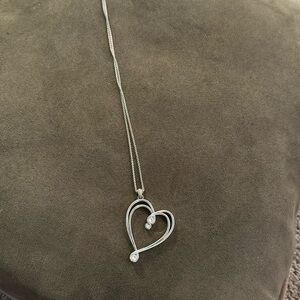 Brighton mid length heart necklace